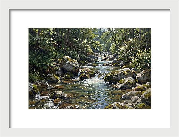 Serene River Reflection
