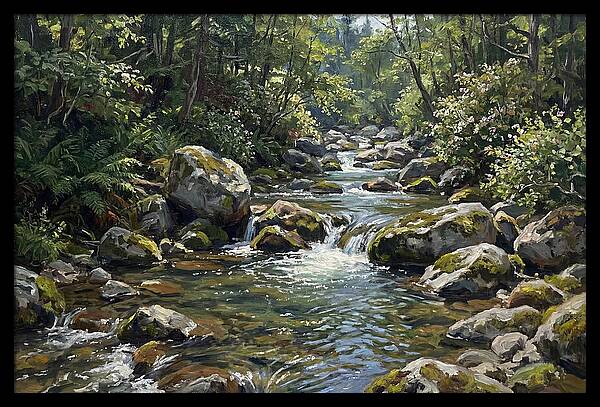 Serene River Reflection