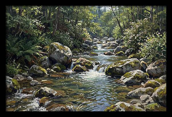 Serene River Reflection