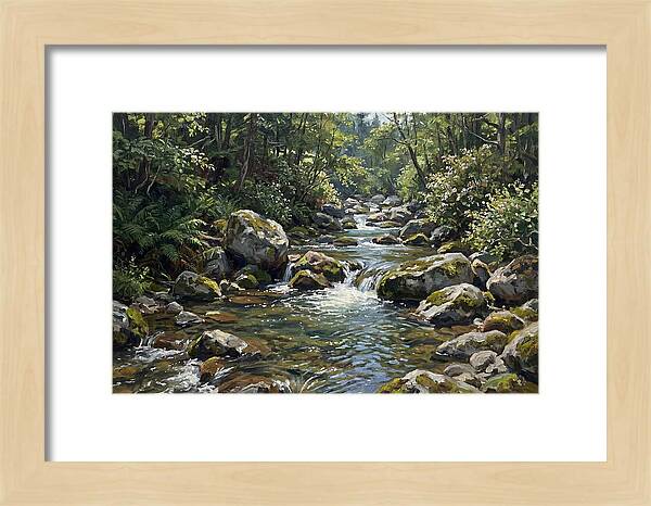 Serene River Reflection