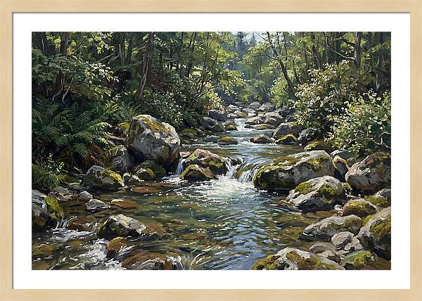 Serene River Reflection