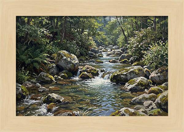 Serene River Reflection