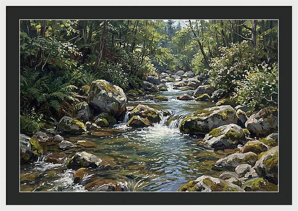 Serene River Reflection