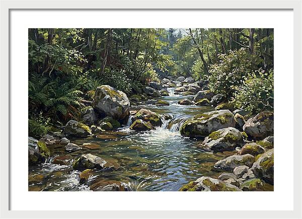 Serene River Reflection