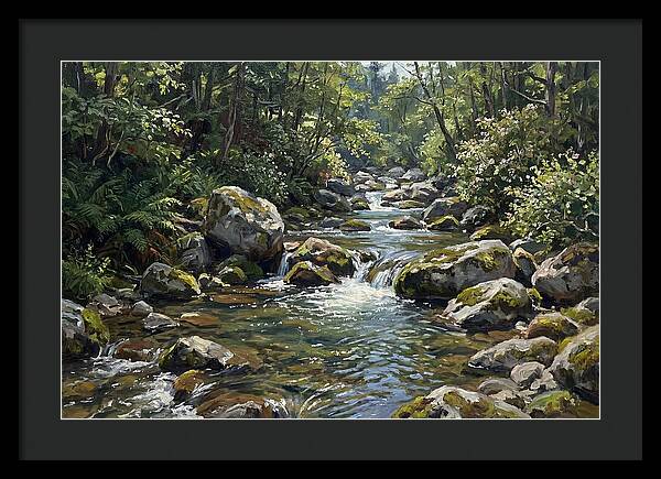 Serene River Reflection
