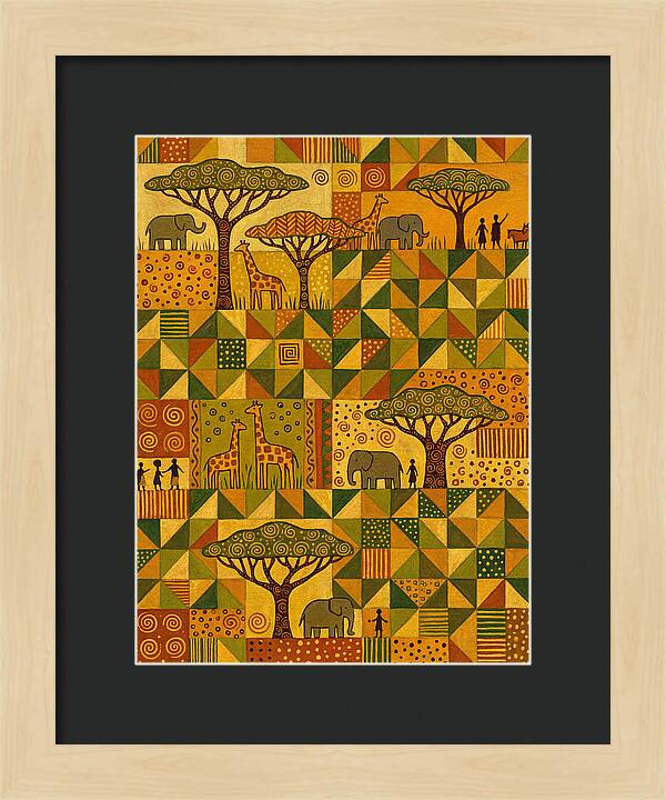 Serene Savanna Sunset