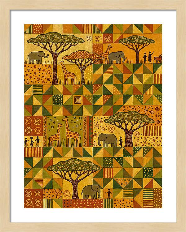 Serene Savanna Sunset