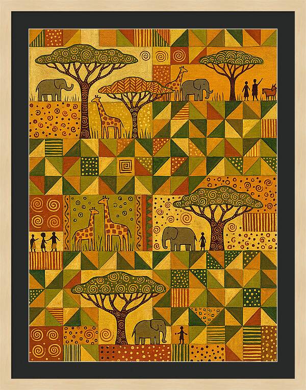 Serene Savanna Sunset
