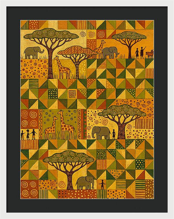 Serene Savanna Sunset