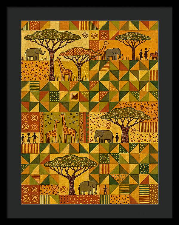 Serene Savanna Sunset