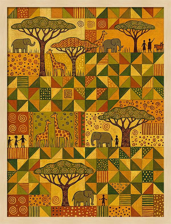 Serene Savanna Sunset