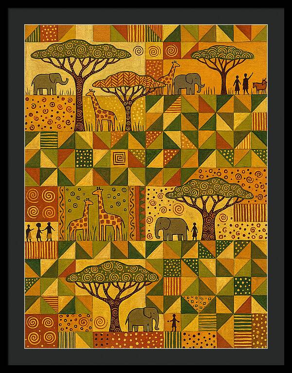 Serene Savanna Sunset
