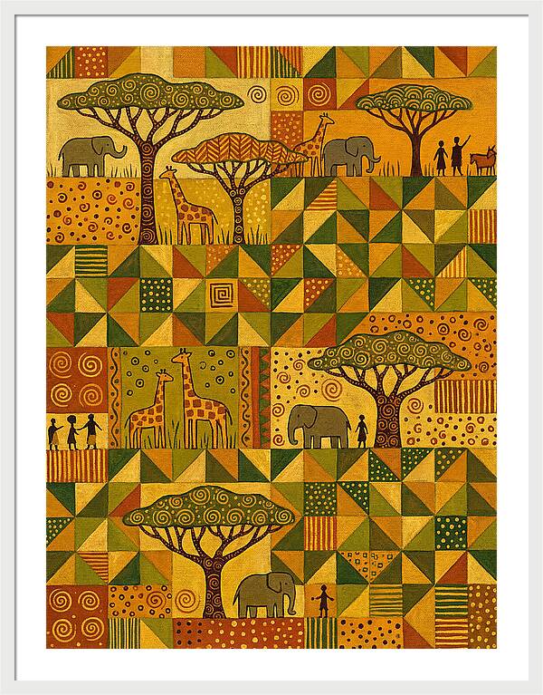 Serene Savanna Sunset