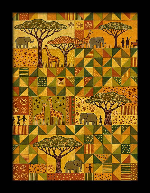 Serene Savanna Sunset