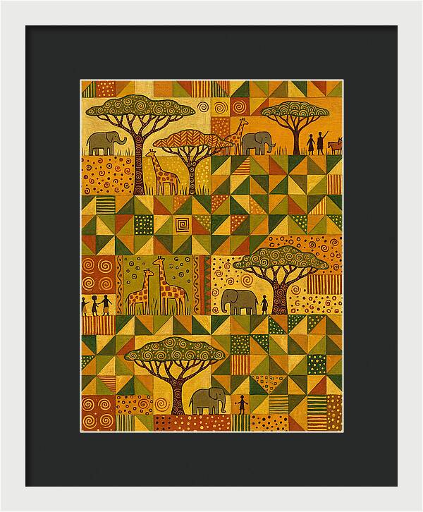 Serene Savanna Sunset