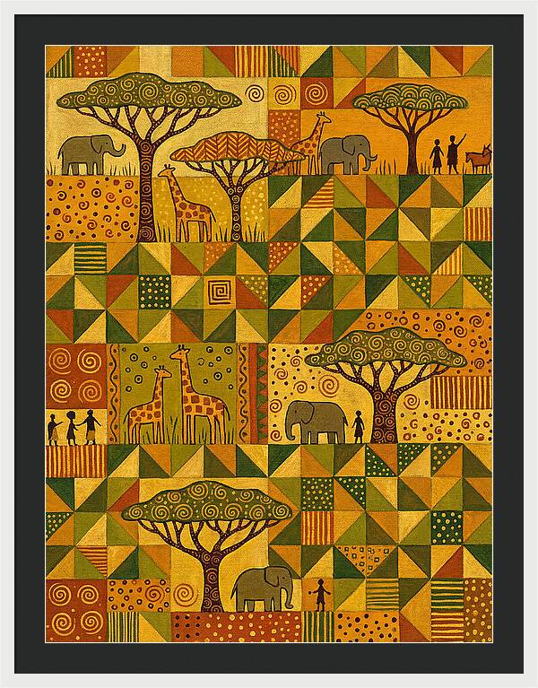 Serene Savanna Sunset