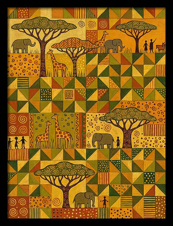 Serene Savanna Sunset