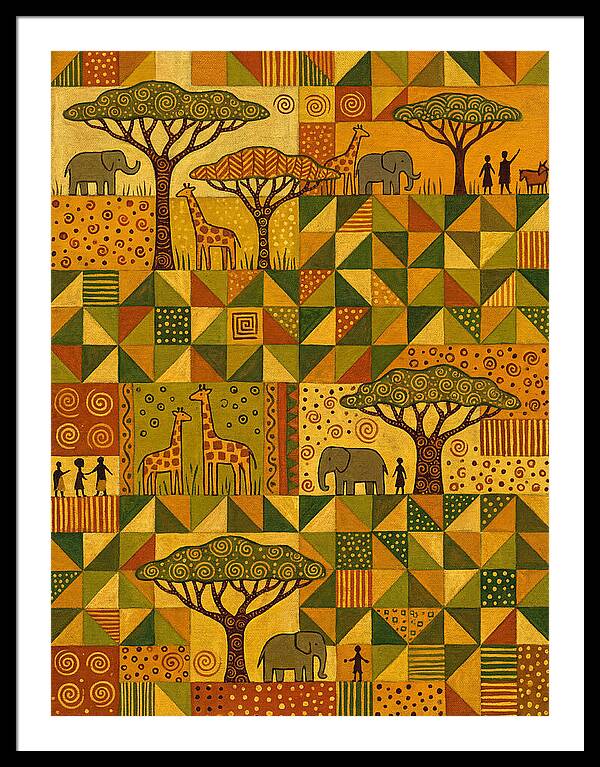 Serene Savanna Sunset
