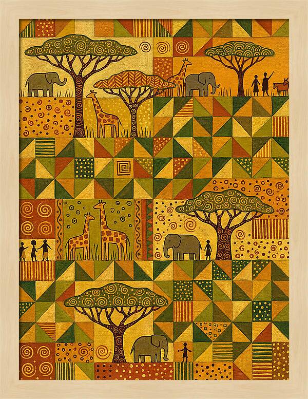 Serene Savanna Sunset