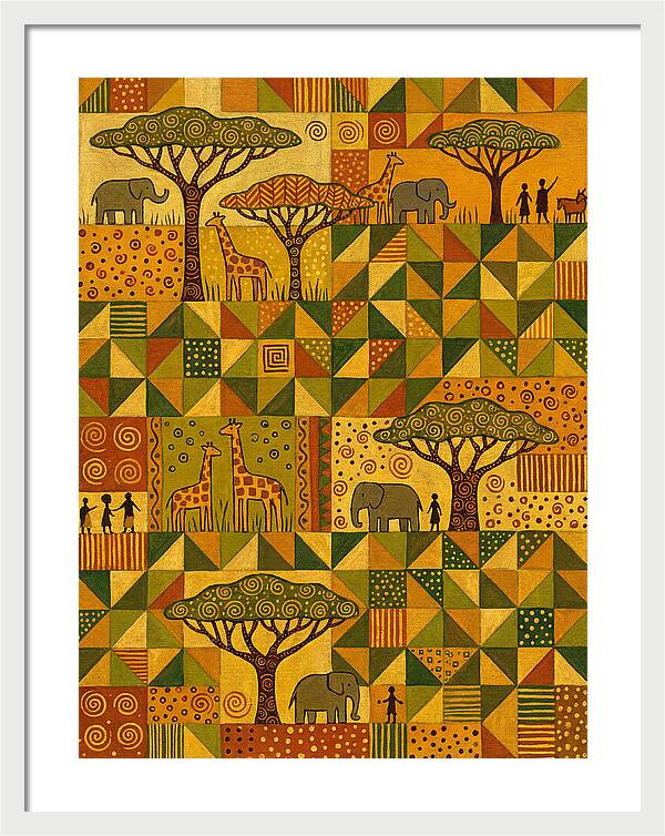 Serene Savanna Sunset