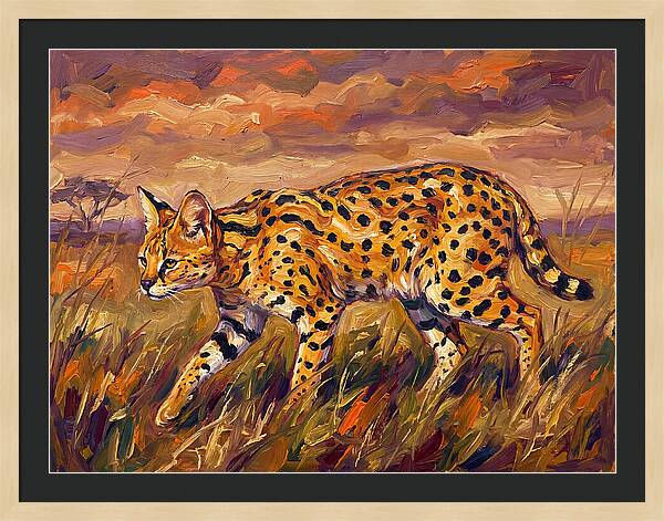 Serene Serval Stroll