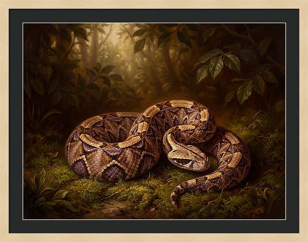 Serene Snake In Nature
