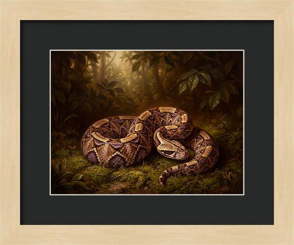 Serene Snake In Nature