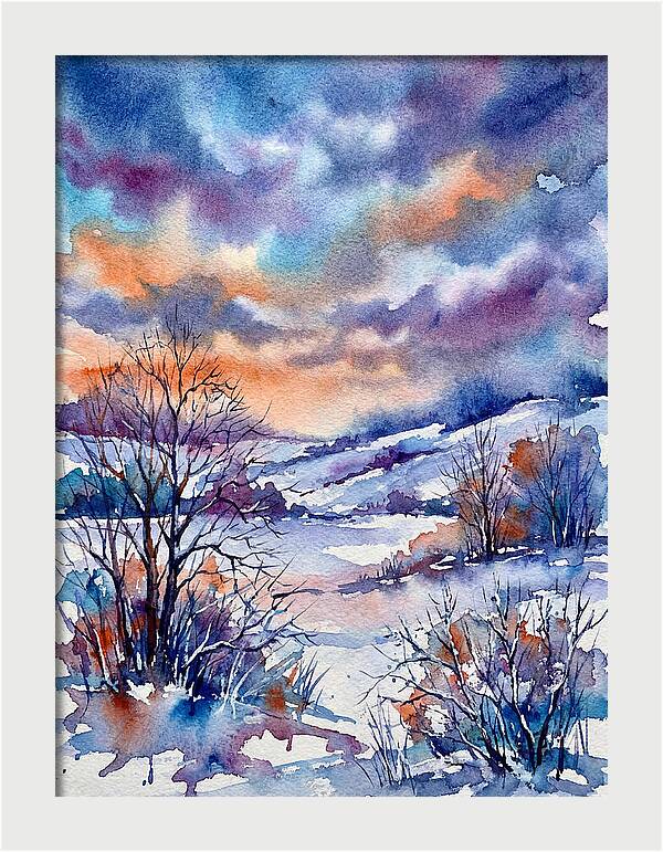 Serene Snowy Landscape