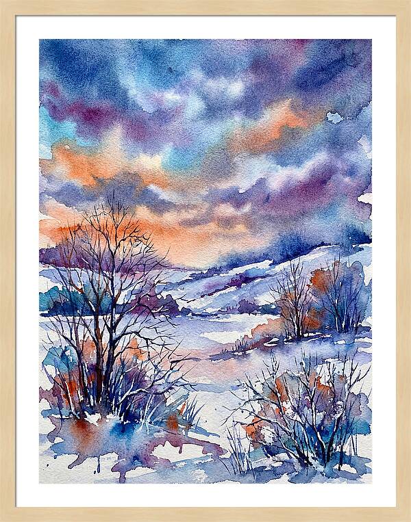 Serene Snowy Landscape