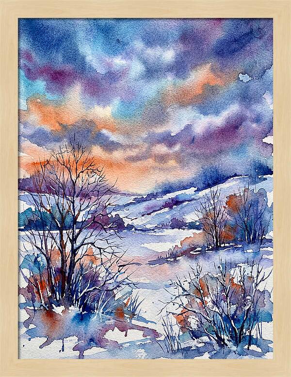 Serene Snowy Landscape