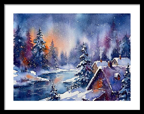 Serene Snowy Wilderness