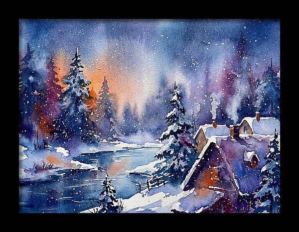 Serene Snowy Wilderness