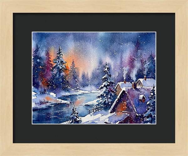 Serene Snowy Wilderness