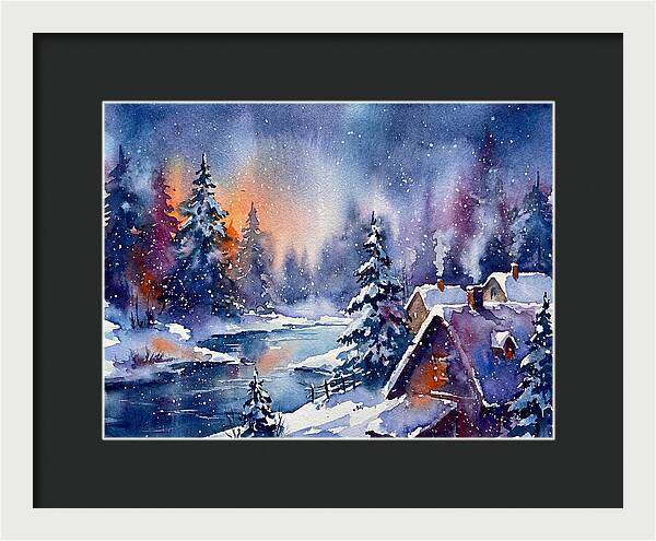 Serene Snowy Wilderness