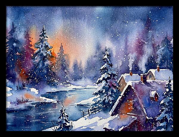Serene Snowy Wilderness