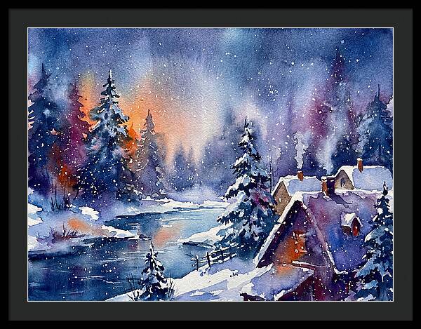 Serene Snowy Wilderness