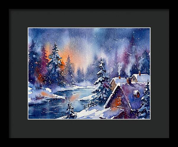 Serene Snowy Wilderness