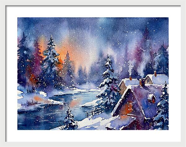 Serene Snowy Wilderness