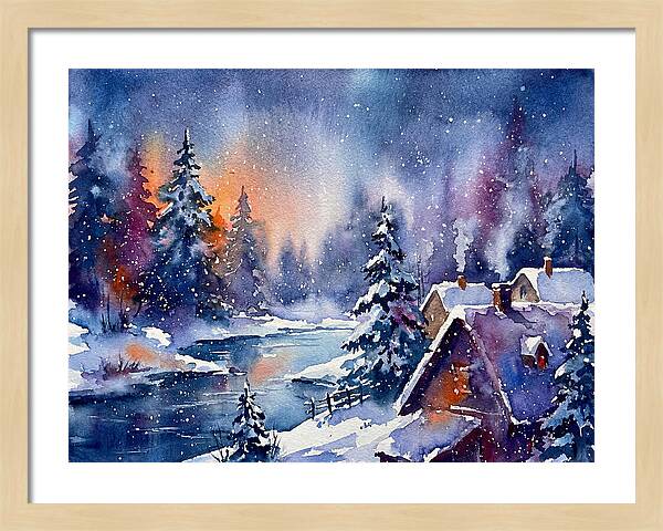 Serene Snowy Wilderness
