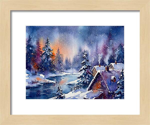 Serene Snowy Wilderness