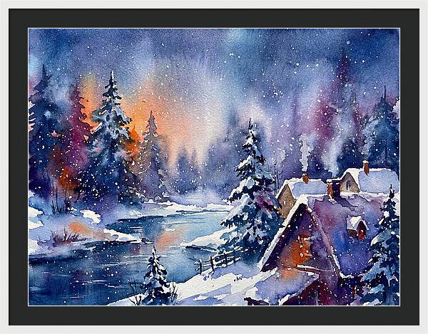 Serene Snowy Wilderness