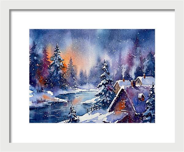 Serene Snowy Wilderness