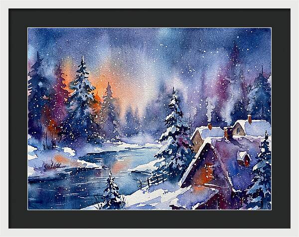 Serene Snowy Wilderness
