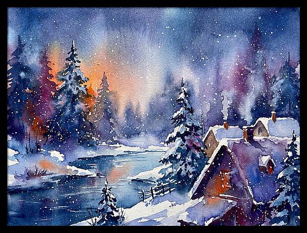 Serene Snowy Wilderness