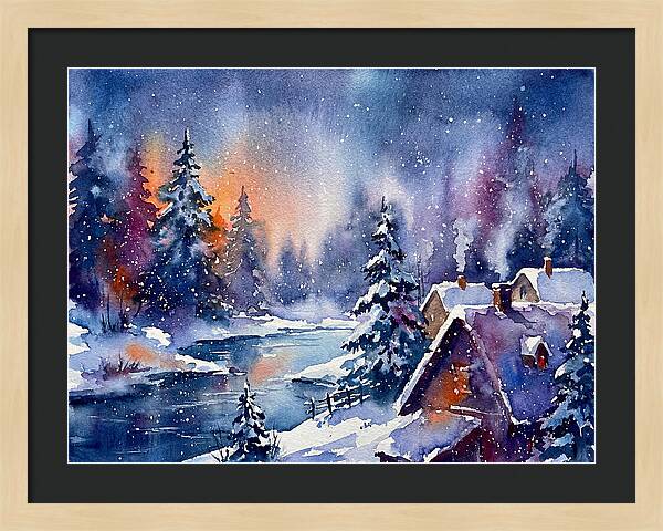 Serene Snowy Wilderness