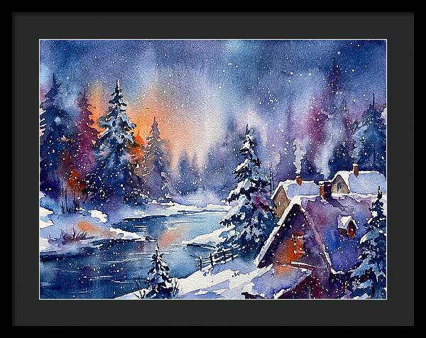 Serene Snowy Wilderness
