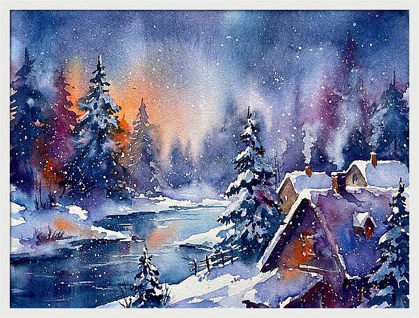 Serene Snowy Wilderness