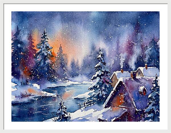 Serene Snowy Wilderness