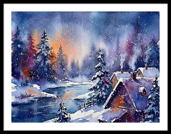 Serene Snowy Wilderness