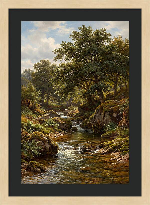 Serene Stream Landscape